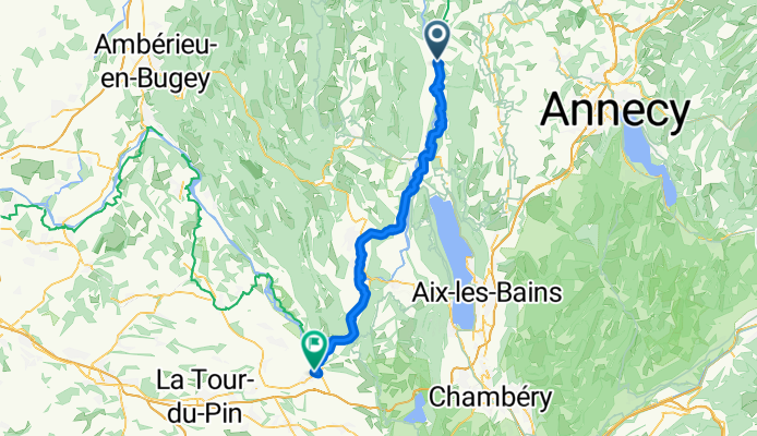 De Seyssel - Corbonod à Routes des Champagnes
