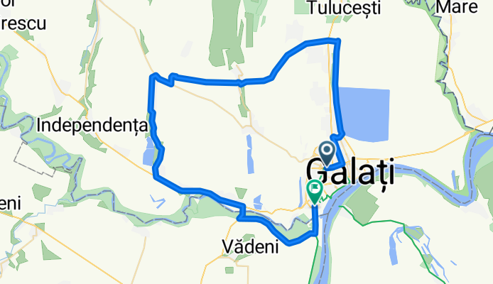 Route in Galati