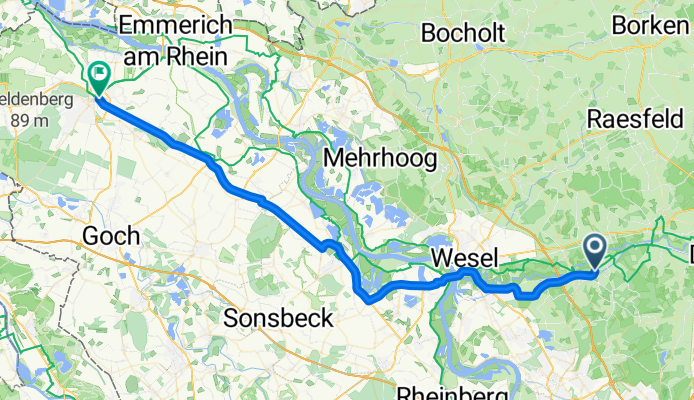Hünxe - Kleve