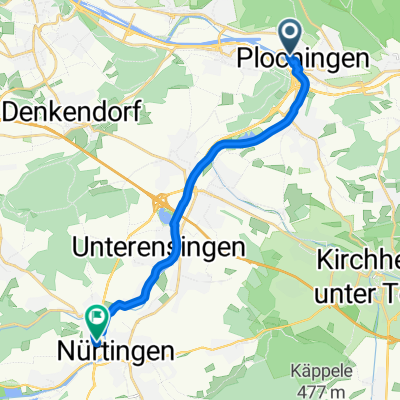 Bahnhof nach Stuttgarter Straße