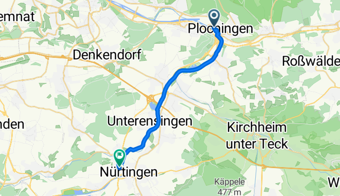 Bahnhof nach Stuttgarter Straße