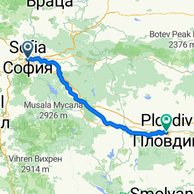 ulitsa "Knyaz Boris I" 135А nach ulitsa "Gladston"