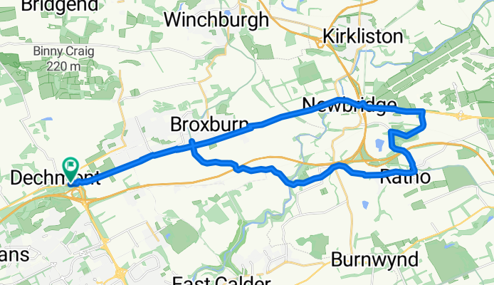 Craiglaw Place, Broxburn to Craiglaw, Broxburn