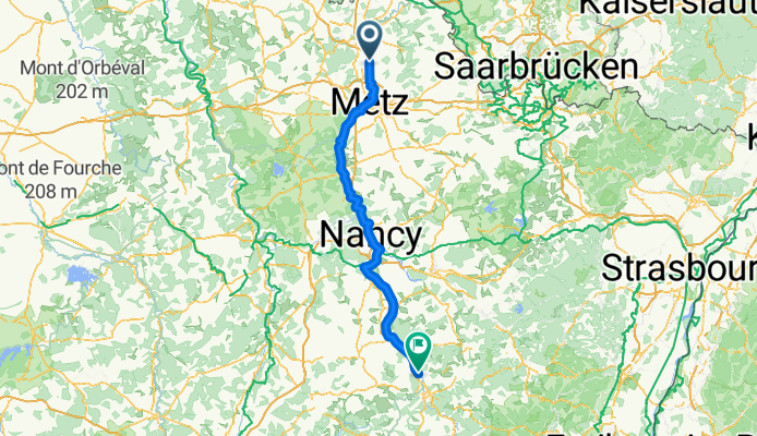 Mondelange - Malzéville + Malzéville - Thaon-les-Vosges