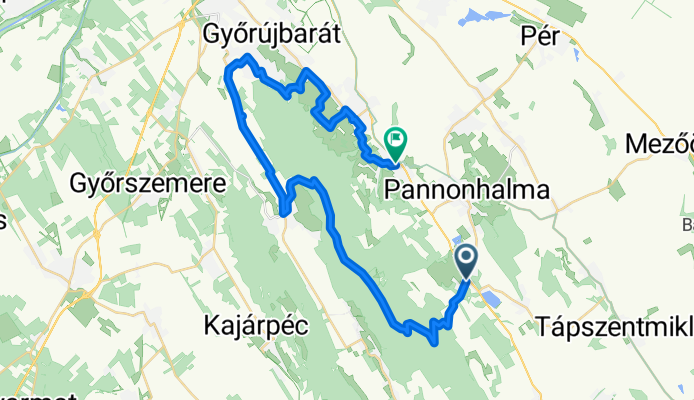 Route to Jegenye étterem