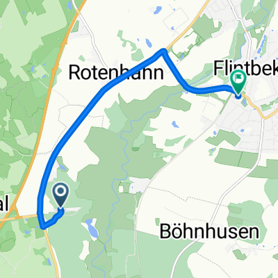 Waldsiedlung, Grevenkrug nach Eiderkamp, Flintbek