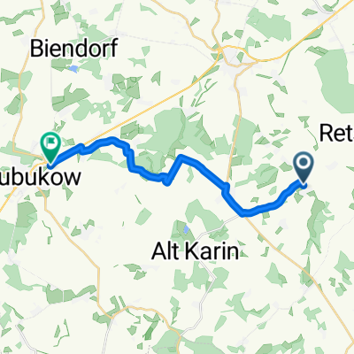 An der Sieme, Kröpelin nach Am Stellwerk, Neubukow