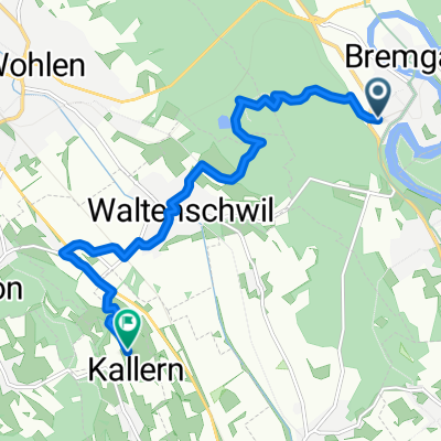 Von Bremgarten  bis Kallern