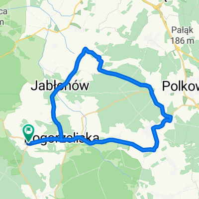 Jakubowo Lubińskie, Przemków do Jakubowo Lubińskie, Przemków