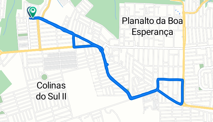 De Rua Severino Venâncio de Souza a Rua Severino Venâncio de Souza