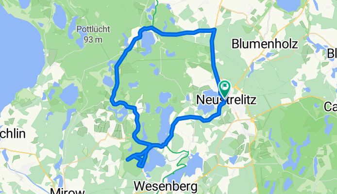 Neustrelitz, Neustrelitz nach Neustrelitz, Neustrelitz
