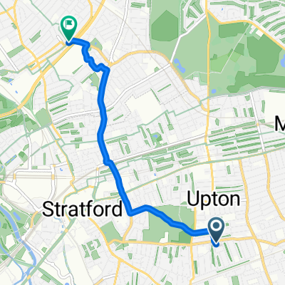 Lawrence Road, London to Elm Road, London