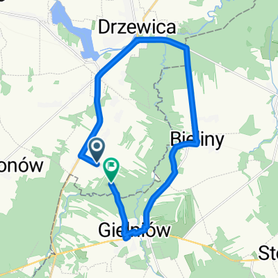 przez Bieliny