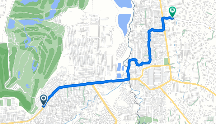 Jalan Bacang No.33 to Jalan Pribadi