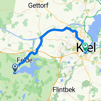 Dorfstraße 1a to Kaistraße