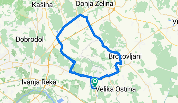 Dunavska ulica, Dugo Selo to Savski Trokut, Dugo Selo
