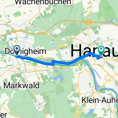 Mainstraße, Mühlheim am Main to Friedrichstraße, Hanau