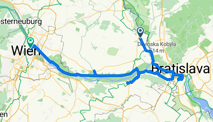 Berggasse, Marchegg nach Praterstern, Wien