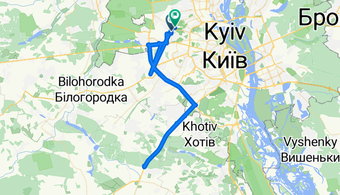 Данила Щербаківського вулиця, Київ to Тираспольська вулиця, Київ