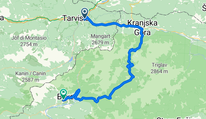 Von Tarvis bis Bovec