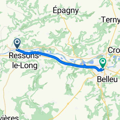 Berny-Rivière to Rue Saint-Jean, Soissons