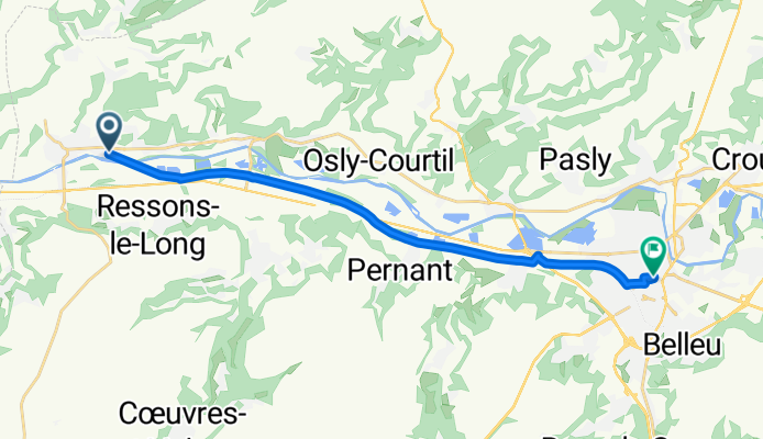 Berny-Rivière to Rue Saint-Jean, Soissons