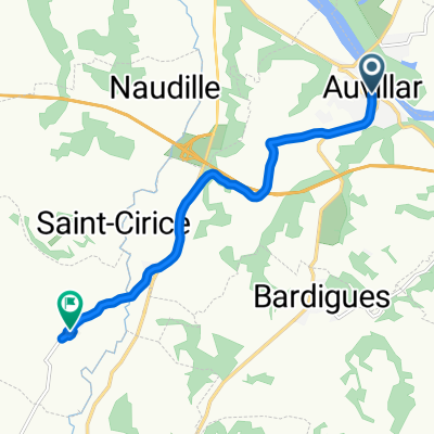 Rue de l'Horloge, Auvillar nach Rue de la Commanderie, Saint-Antoine