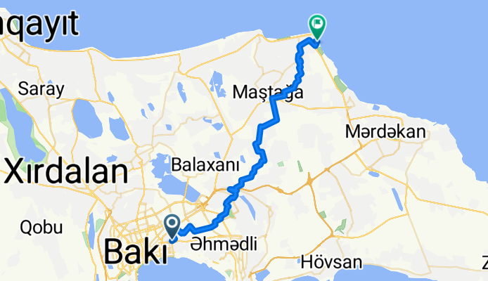 улица Исмаила Идаятзаде, Baku to Bilgǝh