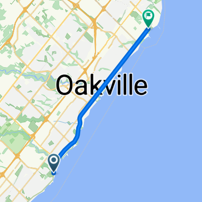 BIKE ZONE GAPPED ME BACK Lakeshore Rd West at Shell Park to Lakeshore Road West