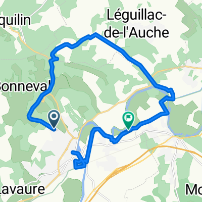 Chemin d'Astérius, Saint-Astier à Route du Perrier, Saint-Astier