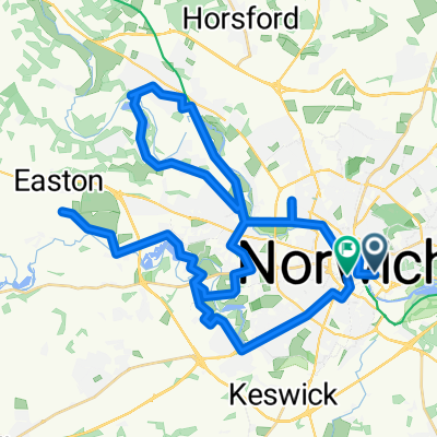 Townshend House, Norwich to Rosemary Lane, Norwich