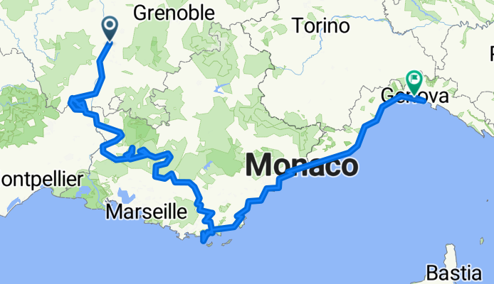 2025 Valence nach Genua