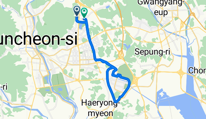 조례동, 순천시에서 왕지동, 순천시까지