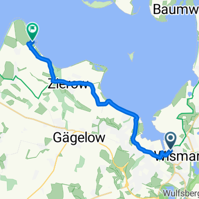 Wasserstraße, Wismar nach Zum Anleger, Hohenkirchen