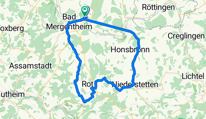 Odenwaldstraße nach Odenwaldstraße