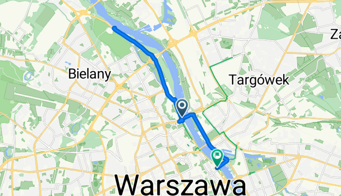 Wenedów, Warszawa do Powiśle, Warszawa