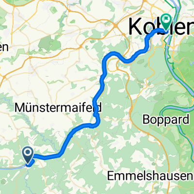 Hauptstraße 36, Treis-Karden nach Bahnhofplatz, Koblenz