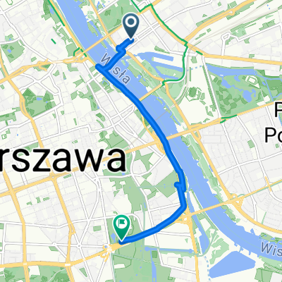 J Sierakowskiego, Warszawa do Skwer Płk Dr L Strehla, Warszawa