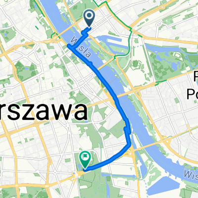 J Sierakowskiego, Warszawa do Skwer Płk Dr L Strehla, Warszawa