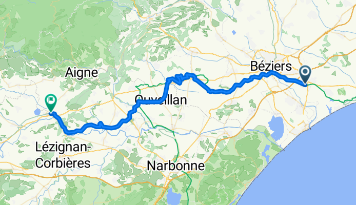 Villeneuve les beziers - Olonzac