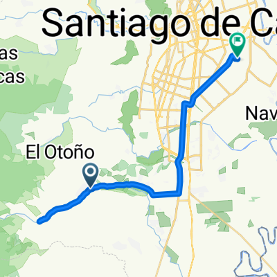 De La Voragine Inicio de ruta a Carrera 26J # 72J-72, Cali