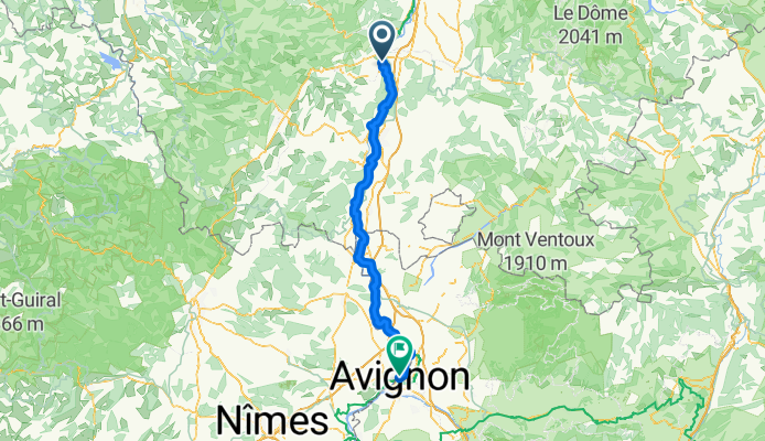 Le Pouzin - Avignon