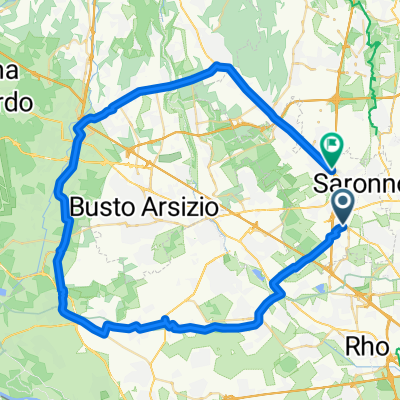 Via Giosuè Ceriani, Origgio a Via Gian Pietro Clerici, Gerenzano