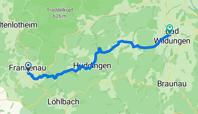 Frankenau - Bad Wildungen