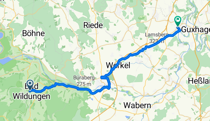 Bad Wildungen - Guxhagen