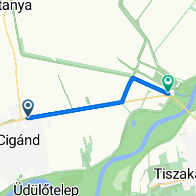 Fő utca, Cigánd - 381-es főút, Cigánd