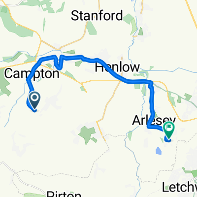 Campton Road, Shefford to Kipling Crescent, Hitchin