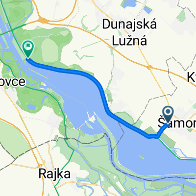 Dunajská 1856/2A do Biskupická hrádza