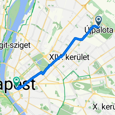 Erdőkerülő utca - Deák Ferenc tér 100e