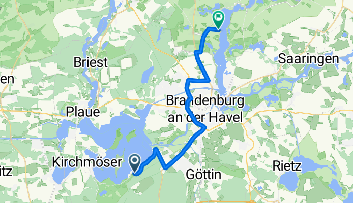 Malge, Brandenburg an der Havel nach Seestraße, Beetzsee